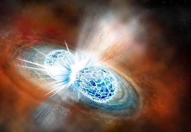 UC astronomers first to observe merging neutron stars