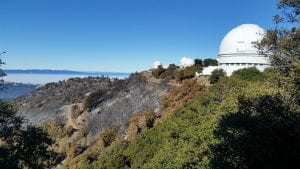 Lick – The Observatory was narrowly saved from the wildfire